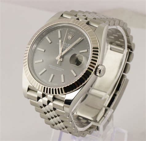 rolex 41mm men new best price|Rolex datejust 41 rhodium price.